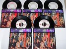 MOBY GRAPE - FULL SET OF FIVE PICTURE SLEEVES & 45s