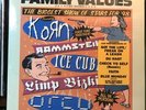 Family Values Tour '98 - 2 LP 1998 Yellow Vinyl Korn Ice Cube Limp Bizkit Orgy
