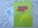 PROGRAMME YES BRITISH TOUR SPRING 1975 + map / stoke flyer + alex harvey band