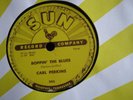 CARL PERKINS. BOPPIN' THE BLUES. (SUN RECORD COMPANY) RARE 10