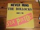Rare blank sleeve  French/Belgian Never Mind the Bollocks, Sex Pistols