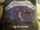 metallica ride the lightning vinyl lp TESTED plays great Elektra records