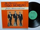 Trio MORENO from Athens With Love LP AUTOGRAPHED Greek pop  #462