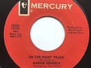 MARGIE HENDRIX On the right track Soul Single (Mercury)*HEAR