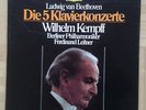 B950 WILHELM KEMPFF BEETHOVEN THE 5 PIANO CONCERTOS 4 x LP DG DGG STEREO