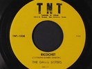 DAVIS SISTERS: Ricochet / For Old Time's Sake 45 (tiny edge warp) Country