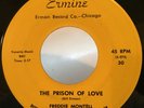 Popcorn Soul 45 Freddie Montell The Prison Of Love on Ermine HEAR