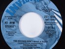 70s/Crossover Soul 45 FREDA PAYNE Two Wrongs Dont Make INVICTUS +/NM promo HEAR