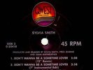 Sylvia Smith Dont Wanna Be A Sometime Lover Vinyl Single 12inch Qwest Record