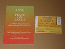 Rainforest Foundation (George Harrison) 2002 US Concert Programme + Ticket