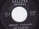 THE STARFIRES Desert Caravan / College Boogie 45 rpm 7