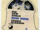 Beatles George Harrison 1974 Ding Dong Apple Sticker UK