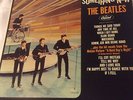 BEATLES SOMETHING NEW  T-2108 original blue inner German Want to Hold your Hand