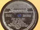 Brunswick 78 RPM Teddy Wilson & Billie Holiday - How Could You 7867 V