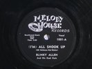 78 RPM -- Blinky Allen and His Kool Kats, Melody House 1001, E- Rock - R&B