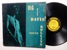 MILES DAVIS w/ SONNY ROLLINS Dig LP Prestige NYC RVG Bop Jazz 2nd press #483