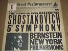 Bernstein SHOSTAKOVICH Symphony No.5 - CBS MY 37218 SEALED