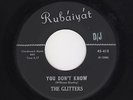DC DooWop GLITTERS You Don't Know/Lighten-Up Slim RUBAIYAT 413 M- HEAR BOTH
