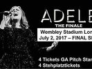 269€ 1 Ticket Adele 2. Juli July GA Pitch Standing Stehplatz Wembley Stad London