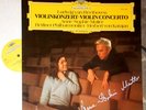 ANNE-SOPHIE MUTTER, KARAJAN: BEETHOVEN VIOLIN-KONZERT LP MIT AUTOGRAMM SIGNED