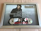 Peter Maffay 2-fach Platin Award ( goldene Schallplatte ) - Tattoos - 400.000