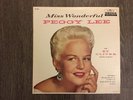 Peggy Lee Miss Wonderful DL 8816 vtg Music Album Vinyl Records 1958 LP 2840