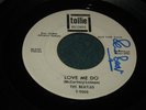 1964 Original The Beatles Love Me Do Tollie WL PROMO 45 SIGNED Pete Best