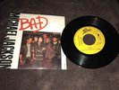 Michael Jackson BAD promo SPANISH Single rare One Side Yellow