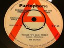 BEATLES DEMO:  DOUBLE 'A' LABEL, Things We Said Today/Hard Day's Night