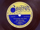 MARL YOUNG W/ JOHNNY HARTMAN-THE SONGS YOU SING /ALWAYS TOGETHER ON SUNBEAM MALE