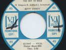 HEAR- Rare Northern Soul 45- Betty Everett- Too Hot To Hold- Vee-Jay #699- Promo