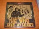 the who live at leeds signed by the full band(dedicaces/autographes) + coa