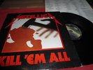 METALLICA Kill em all LP Vertigo/phonogram 1989 RARE GREEK PRESS includes INSERT