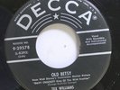 Country 45 Tex Williams - Old Betsy / Be Sure You'Re Right On Decca