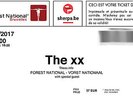 2 x tickets concert XX FOREST NATIONAL BRUSSELS 1/3