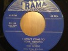 THE WRENS - I won’t come to your wedding - RARE DOOWOP on RAMA  LISTEN