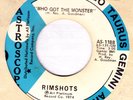 RIMSHOTS  Dance Girl / Who Got The Monster  SOUL  FUNK   118  Astroscope