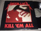 METALLICA Kill em All VINYL LP record 1st Ed.1983 Megaforce MRI 069 album G/VG+