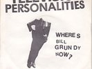 TELEVISION PERSONALITIES Where's Bill Grundy Now 4 Track EP Original issue p/s