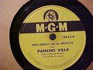 78 RPM MGM #10452 NORO MORALES & ORCHESTRA WALER THORTON RHUMBA & PANCHO VILLA