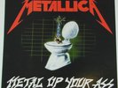 METALLICA Metal Up Your Ass LP Translucent Blue Color Vinyl Import Nice Pressing