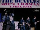 THE BEATLES 45 RPM I Feel Fine She's A Woman Great Condition. Record and Cover.