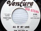MAJOR IV formerly THE VOWS killer northern soul funk PROMO 45 All Of My Love JRH