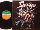Savatage ?– Power Of The Night LP 1st PRESS HEAVY METAL 1985 781 247-1 Sanctuary