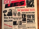 Guns N’ Roses G N’ R Lies LP Geffen Records GHS24198 OIS EX shrink 1988 vinyl