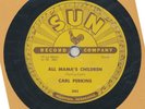 78 RPM Carl Perkins, Boppin the Blues/All Mammas Children, VG