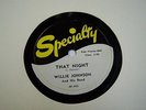 WILLIE JOHNSON 78rpm on Specialty SP493 