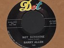 (Hear) 1964 Barry Allen Mod Popcorn 45 (Hot Sunshine b/w Easy Come, Easy Go)