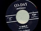 Gene Sisco+Decons Save It/Torchered Man bashed OHIO rockabilly RARE 1963 HEAR IT