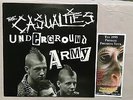 PUNK-THE CASUALTIES-UNDERGROUND ARMY-US TRIBAL WAR RED VINYL LP+ INSERTS